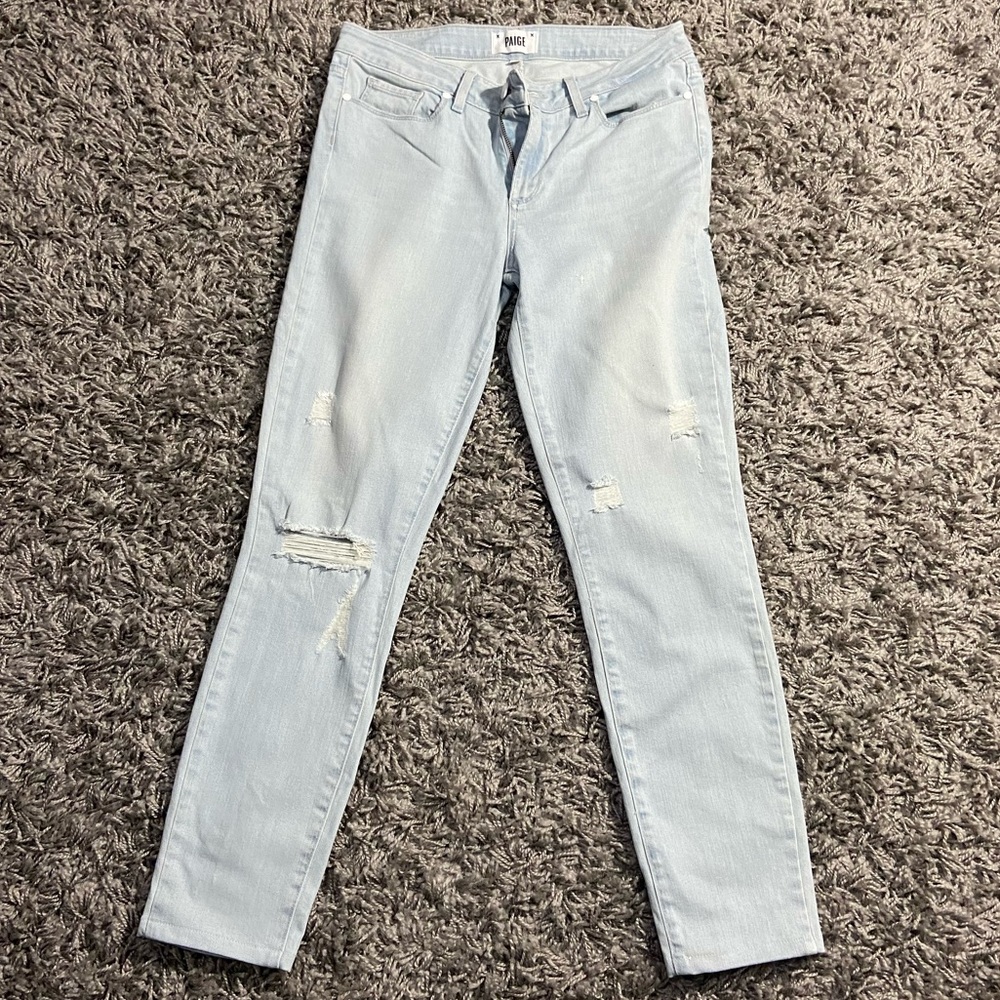 PAIGE Versugo Ultra Skinny Whitewash